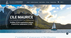 Desktop Screenshot of mauricecatamaran.com